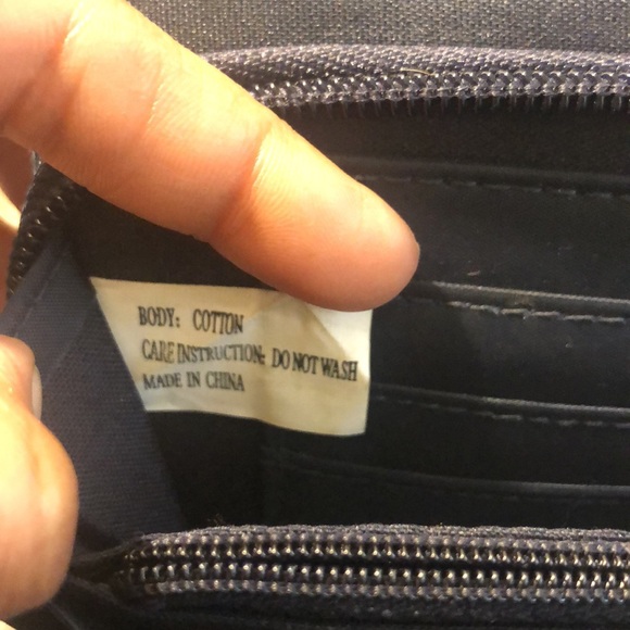 Vtg mini Demin cross body bag / purse . - Picture 9 of 17